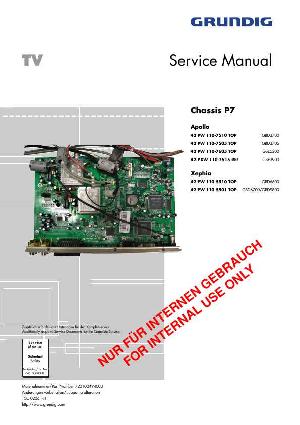 Service manual Grundig 42PW110-7605 CHASSIS P7 ― Manual-Shop.ru