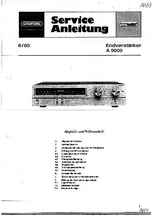 Service manual Grundig A5000 ― Manual-Shop.ru
