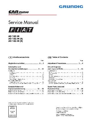 Service manual Grundig AD185M-B-R FIAT ― Manual-Shop.ru