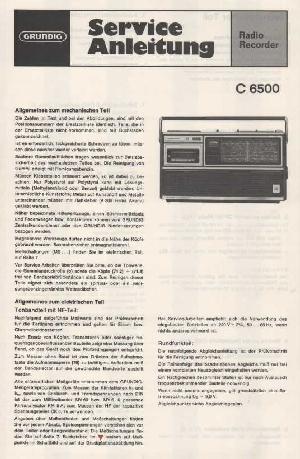 Service manual Grundig C6500 ― Manual-Shop.ru