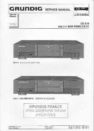 Service manual Grundig CD-210 ― Manual-Shop.ru