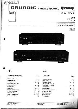 Service manual Grundig CD-360, CD-435  ― Manual-Shop.ru