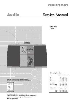 Service manual Grundig CDM-900 ― Manual-Shop.ru