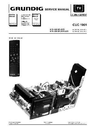 Service manual Grundig CUC1961 шасси ― Manual-Shop.ru