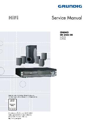 Сервисная инструкция Grundig DR-3400DD CINEMO ― Manual-Shop.ru