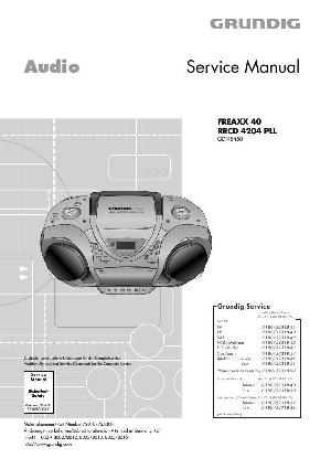 Сервисная инструкция GRUNDIG FREAXX-40 ― Manual-Shop.ru