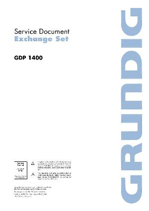 Сервисная инструкция Grundig GDP-1400 ― Manual-Shop.ru