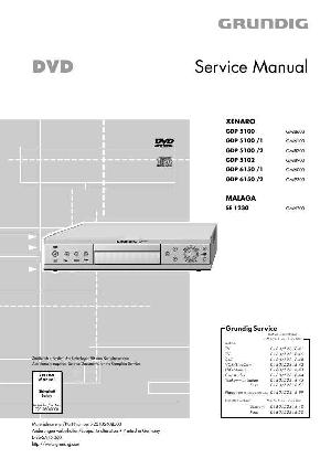 Сервисная инструкция Grundig GDP-5100, GDP-5102, GDP-6150 ― Manual-Shop.ru