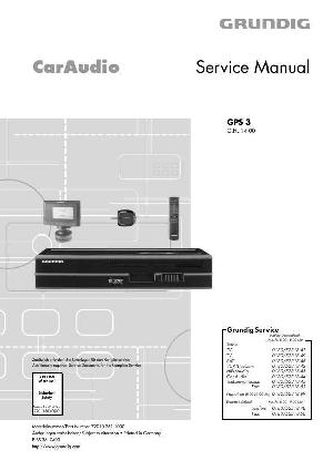 Сервисная инструкция Grundig GPS3 ― Manual-Shop.ru