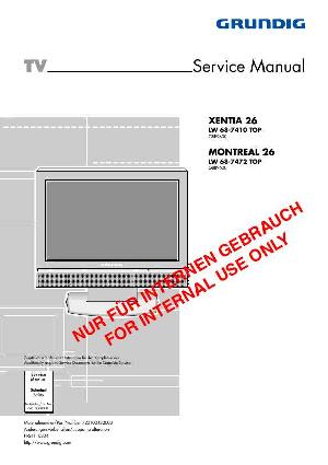 Сервисная инструкция GRUNDIG LW68-7410TOP XENTIA-26 ― Manual-Shop.ru