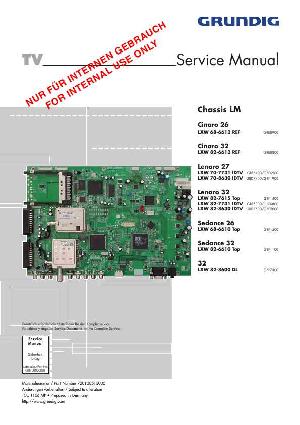 Сервисная инструкция Grundig LXV68-6612REF CINARO-26 ― Manual-Shop.ru