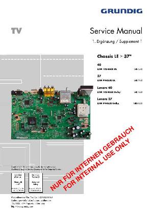 Сервисная инструкция Grundig LXW102-8600DL ― Manual-Shop.ru