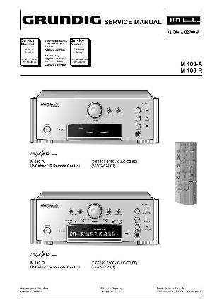 Сервисная инструкция Grundig M100A, M100R ― Manual-Shop.ru