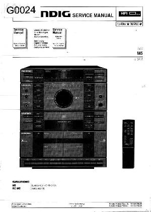 Сервисная инструкция Grundig M5 ― Manual-Shop.ru