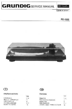 Сервисная инструкция Grundig PS4300 ― Manual-Shop.ru