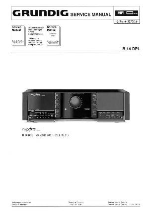 Сервисная инструкция GRUNDIG R14DPL ― Manual-Shop.ru