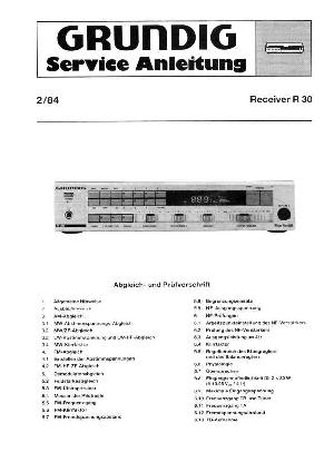 Сервисная инструкция Grundig R30 ― Manual-Shop.ru