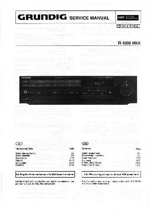 Service manual Grundig R4200MKII  ― Manual-Shop.ru