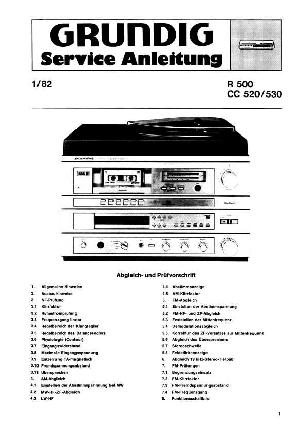 Сервисная инструкция Grundig R500, CC520, CC530 ― Manual-Shop.ru