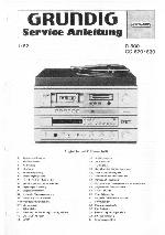 Сервисная инструкция Grundig R500, CC520, CC530