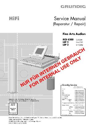 Сервисная инструкция GRUNDIG RCD-8300 ― Manual-Shop.ru