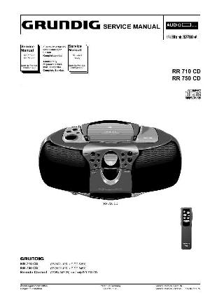 Сервисная инструкция Grundig RR-710CD, RR-750CD  ― Manual-Shop.ru