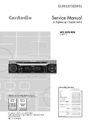 Сервисная инструкция Grundig SCD-3590RDS ― Manual-Shop.ru