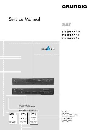 Сервисная инструкция Grundig STR-600 ― Manual-Shop.ru