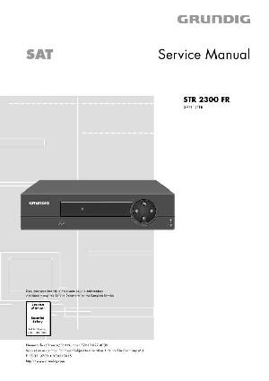 Сервисная инструкция Grundig STR2300FR ― Manual-Shop.ru