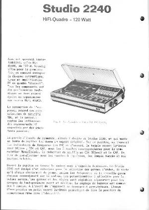 Сервисная инструкция Grundig STUDIO-2240 ― Manual-Shop.ru