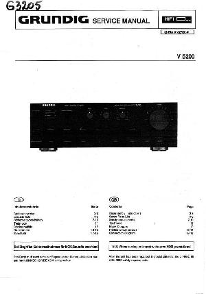 Сервисная инструкция Grundig V5200 ― Manual-Shop.ru