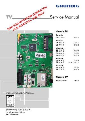 Сервисная инструкция Grundig VISION-3, 4, 6, 9 TORONTO ― Manual-Shop.ru