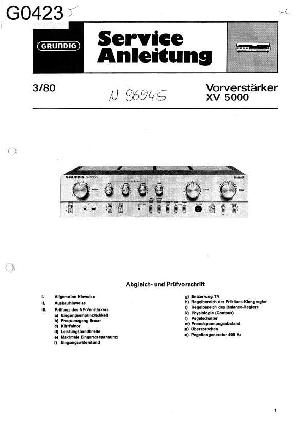 Сервисная инструкция GRUNDIG XV-5000 ― Manual-Shop.ru