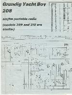 Сервисная инструкция Grundig YACHT BOY 208