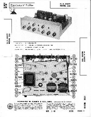 Сервисная инструкция H.H.Scott 222 ― Manual-Shop.ru