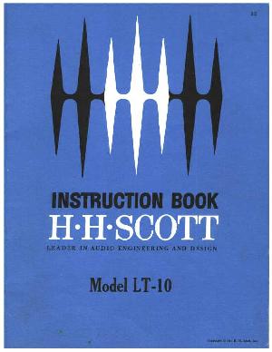 Сервисная инструкция H.H.Scott LT10, 314 ― Manual-Shop.ru