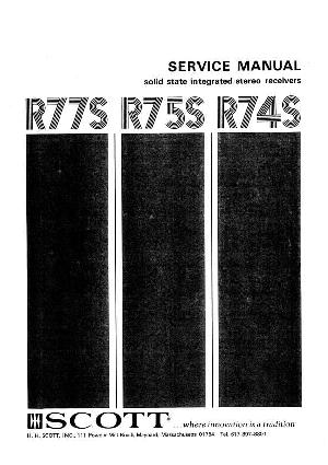 Service manual H.H.Scott R74S, R75, R77S ― Manual-Shop.ru