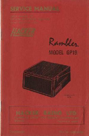 Service manual HACKER GP19 RAMBLER ― Manual-Shop.ru