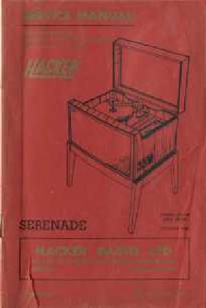 Service manual HACKER RG16, GP40 SERANADE ― Manual-Shop.ru