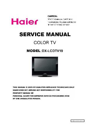 Service manual Haier DX-LCDTV19 ― Manual-Shop.ru