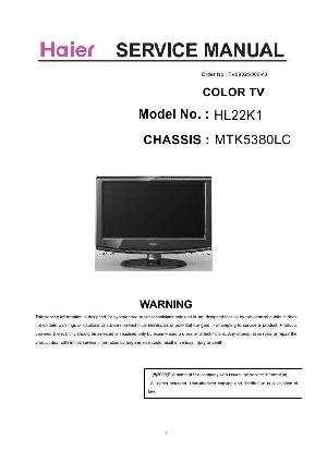 Сервисная инструкция Haier HL22K1 ― Manual-Shop.ru