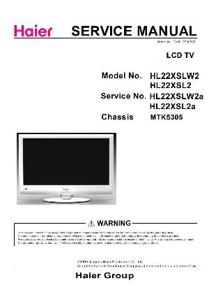 Сервисная инструкция Haier HL22XSL ― Manual-Shop.ru