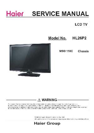 Сервисная инструкция Haier HL26P2 ― Manual-Shop.ru