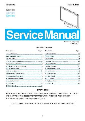 Service manual Haier HL32D1 ― Manual-Shop.ru