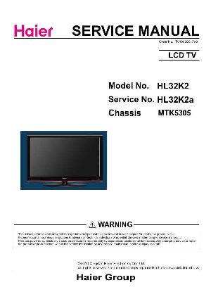 Сервисная инструкция Haier HL32K2A ― Manual-Shop.ru