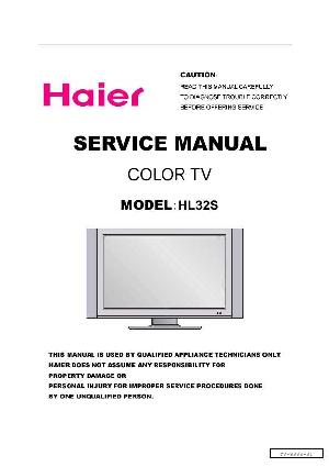 Service manual Haier HL32S ― Manual-Shop.ru