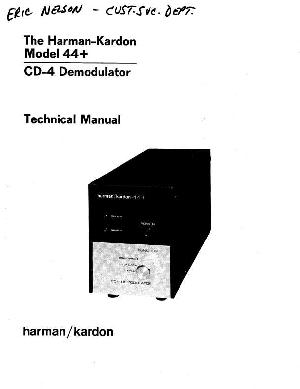 Service manual Harman-Kardon 44+ ― Manual-Shop.ru