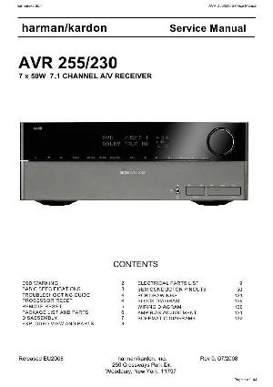 Сервисная инструкция Harman-Kardon AVR-255 ― Manual-Shop.ru