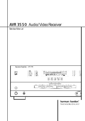 Сервисная инструкция Harman-Kardon AVR-3550 ― Manual-Shop.ru