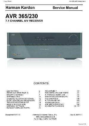 Service manual Harman-Kardon AVR-365 ― Manual-Shop.ru